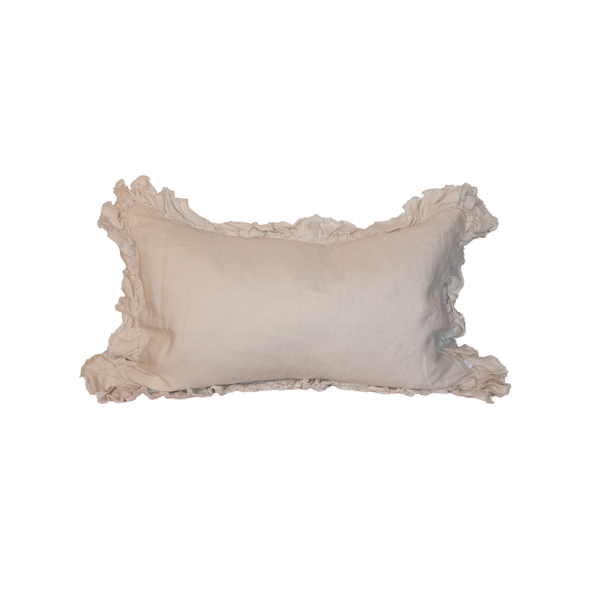 Hallie Cream Ruffle Cushion